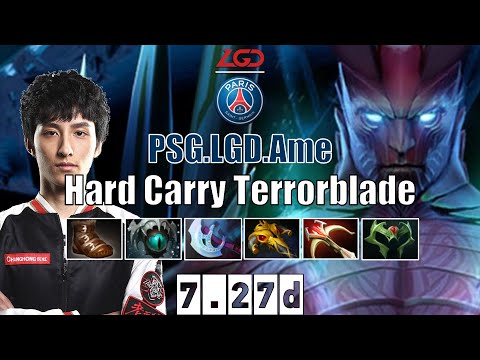 Terrorblade | PSG.LGD.Ame | Hard Carry Terrorblade | 7.27d Gameplay Highlights