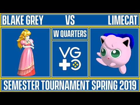 UD Semester Tournament Spring 2019 - Singles - Winners QF - Blake Grey (Peach) vs. Limecat (Puff)