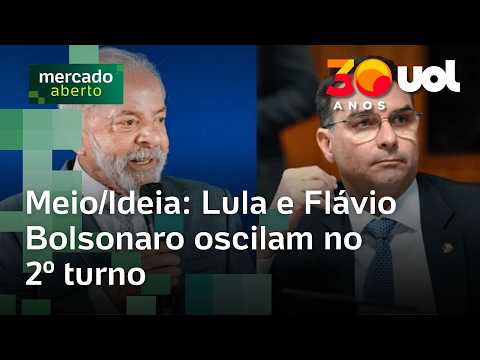 Lula lidera no 1º turno e tem empate técnico com Flávio no 2º, aponta Meio/Ideia