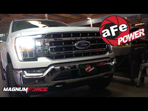 Installing aFe POWER Magnum FORCE Cold Air Intake on a 2021-22 Ford-F150 3.5L EcoBoost