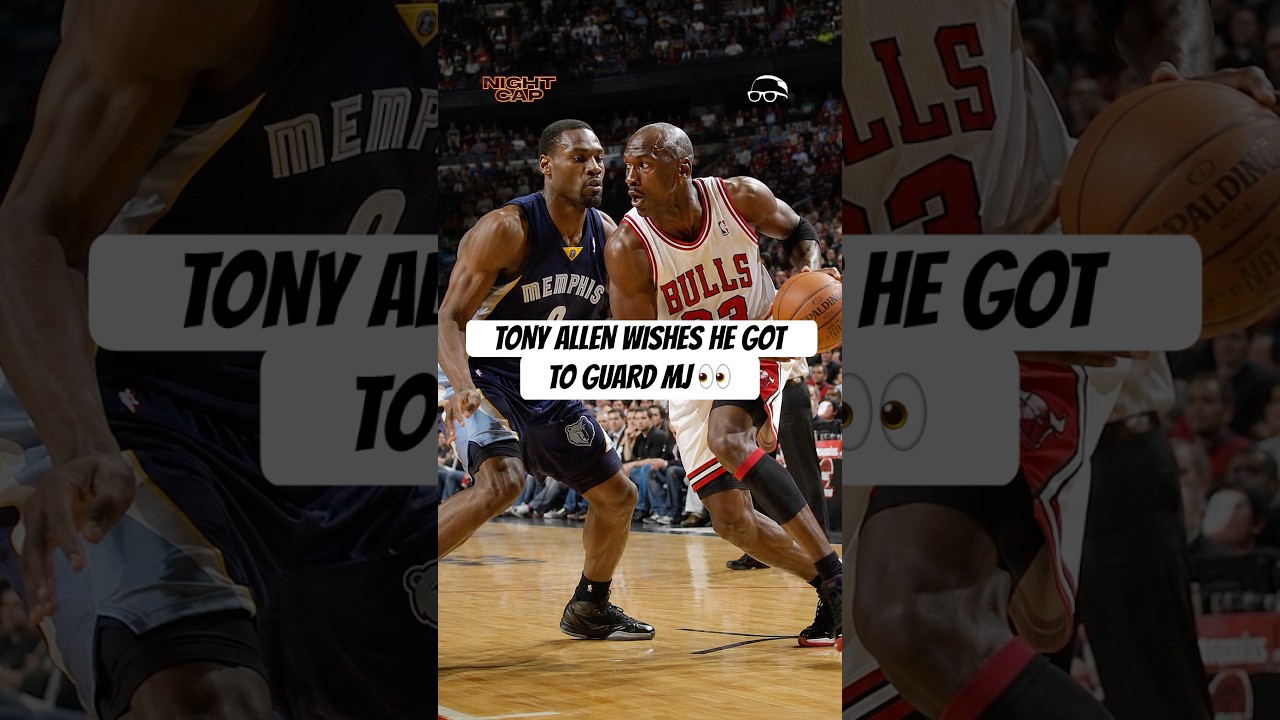 Tony Allen wishes he got to guard MJ: “I would’ve stuck him like I did Kobe.” 👀#Nightcap