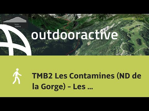 Interactive 3D video: TMB2 Les Contamines (ND de la Gorge) - Les Chapieux