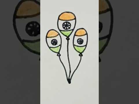 Independance Day Easy Drawing 258 #drawing #art #shorts