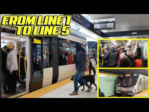 Line 5 First Impressions: Transferring from Line 1 Of The Toronto Subway To The Eglinton Crosstown