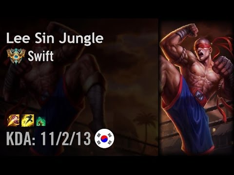 Lee Sin Jungle vs Master Yi - Swift - KR Challenger Path 6.5
