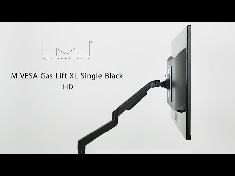 M VESA Gas Lift XL Single Black HD