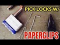 Pick Locks with Paperclips Pick Locks with Paperclips