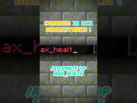 ICH HABE ZU VIELE HERZEN #minecraft #tutorial #command #shorts