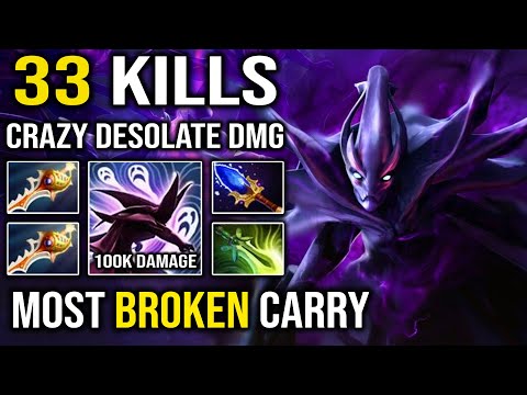 When It Come to Late Game RAPIER Spectre is the Most Broken Hero | EPIC Right Click 100K Damage DotA