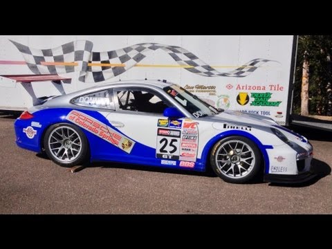 Pikes Peak Hill Climb 2013 David Donner upper section starting line practice. Full Video.