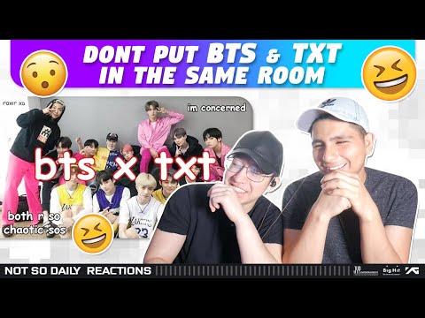 NSD REACT TO 'Don't put BTS & TXT in the same room'