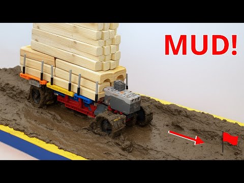 LEGO Mud Test: 1000g Heavy Load vs LEGO Cars – Who Wins? | LEGO Smart