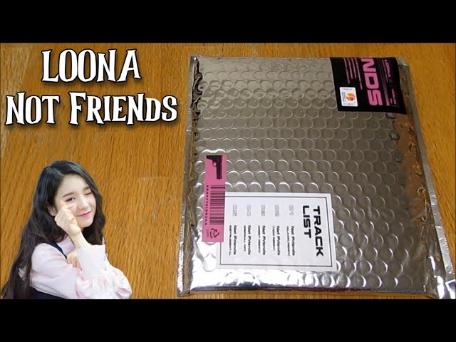 Vídeo relacionado con Monthly Girl LOONA Not Friends Edición especial Proyecto Colaboración Álbum único HEEJIN Versión CD+60p Photo Book+4p Photo Card+Message PhotoCard Set+Tracking Kpop Sellado