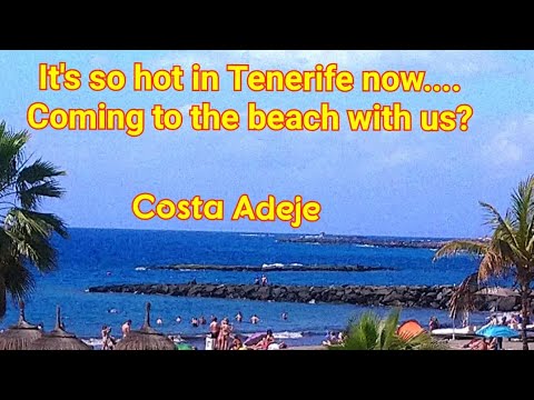 On the beach but is it to hot in Tenerife?
