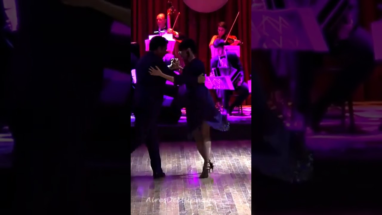 Pasos de tango, exhibición de Andrés Tanguita Cejas y Genoveva Fernández