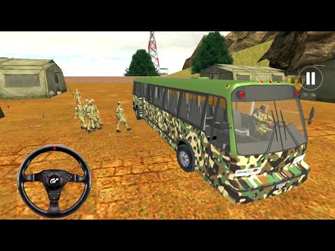 Army Bus Driver US Soldier Transport Duty 2021 #4 - Android Gameplay