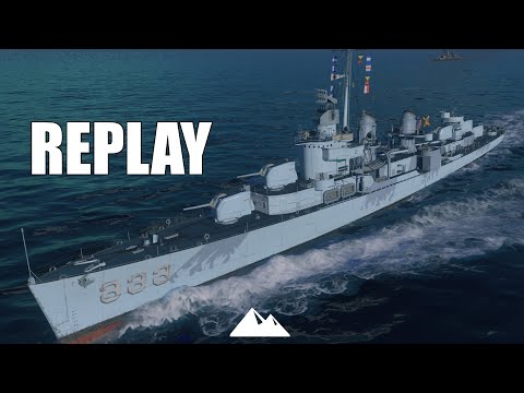 BLACK, all in one - A top-class destroyer! - World of Warships | [Replay] [German] [60fps]