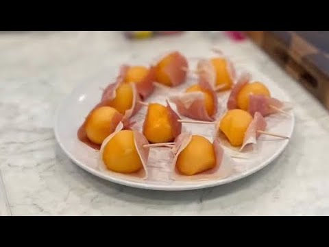 Prosciutto Wrapped Melon