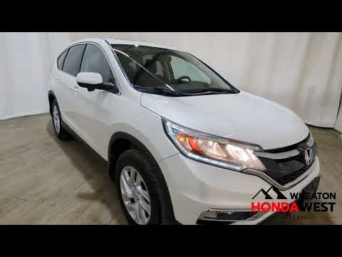 2015 Honda CR-V 4WD EX in White for sale at Wheaton Honda West in Calgary, AB