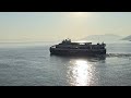 Ferry Catamaran Krilo Carbo Leaving Prigradica Korcula On Route To Split
