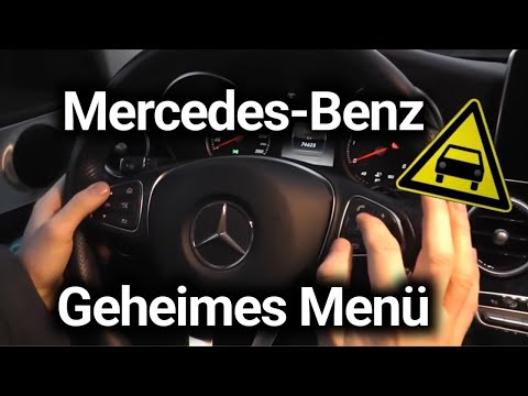 Mercedes Benz - Verstecktes Menü (viele Modelle)