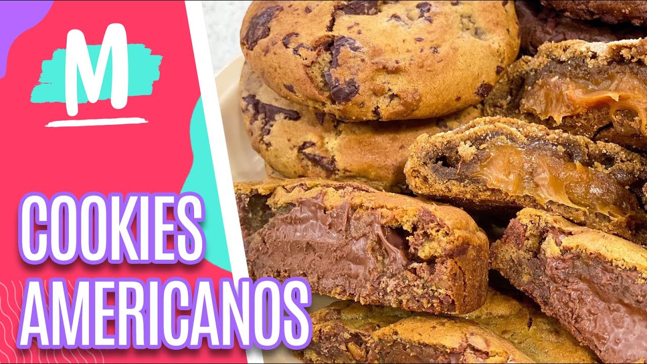COOKIES AMERICANOS: receita original e fácil - Mulheres (17/06/22)