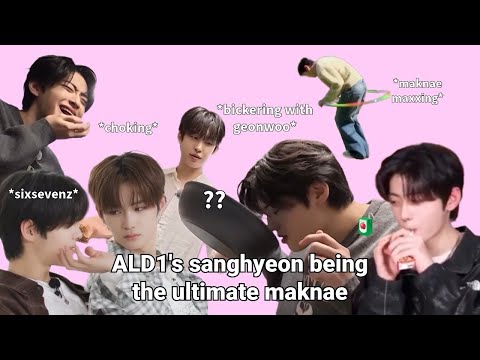 ald1’s sanghyeon being the ultimate maknae~