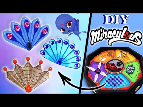DIY: MIRACULOUS of the peacock together in real life from Miraculous Ladybug
