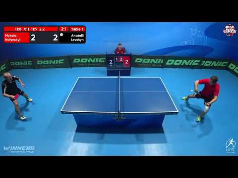 01:00 Mykola Halynskyi  3 - 1 Anatolii Levshyn West 5 WIN CUP 19.10.2022 | TABLE TENNIS WINCUP