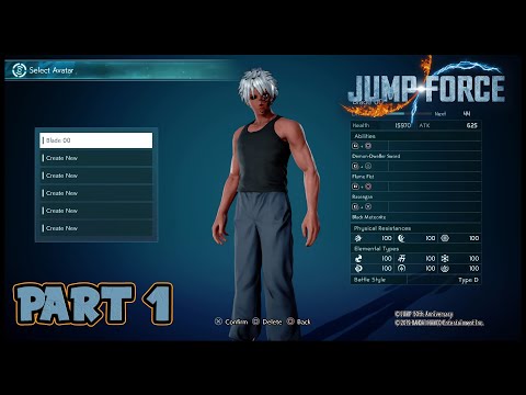 Jump Force PS4 Gameplay Walkthrough Part 1- Character Creation + Missions