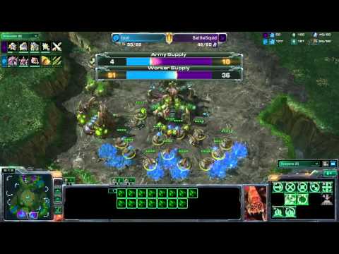 CSN SC2 - BattleSquid vs tool - Map 2 - Quake Live SC2 Amateur Cup with Rance