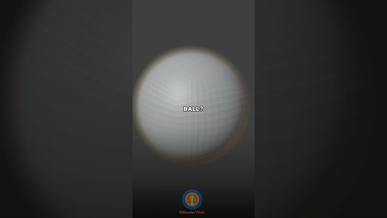 Turn Any Object into a Sphere/Ball in Blender!
