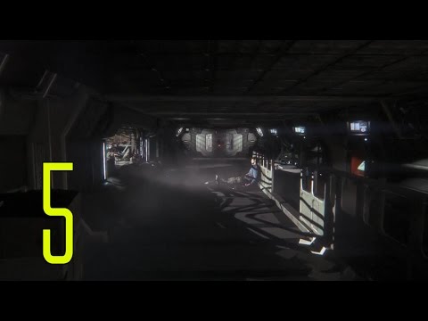 Alien: Isolation PC Gameplay Walkthrough Part 5 - Baby Back Bull----! | SurrealBeliefs