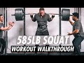 My Best Squats YET! 585lbs @ 7 | Full Body Workout Walk Through