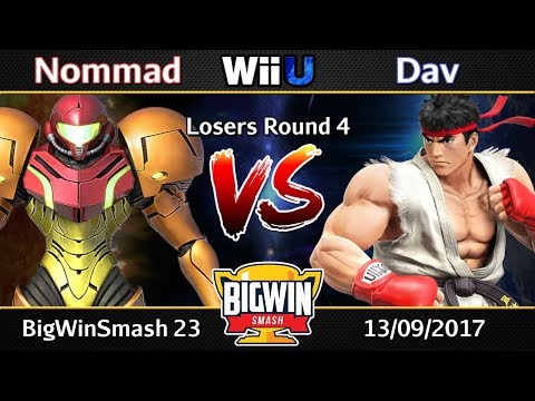 BigWinSmash 23 - Losers Round 4 - Nommad (Samus) v Dav (Ryu, Dr. Mario))
