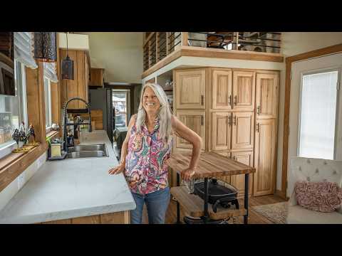 Her Custom Tiny Home w/ Main Floor Bedroom & Large Windows