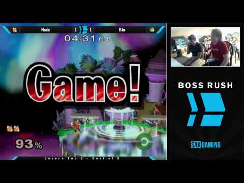 Boss Rush SmashG0D Losers Top 8 - Nerin (Fox) vs Bin (Jigglypuff)