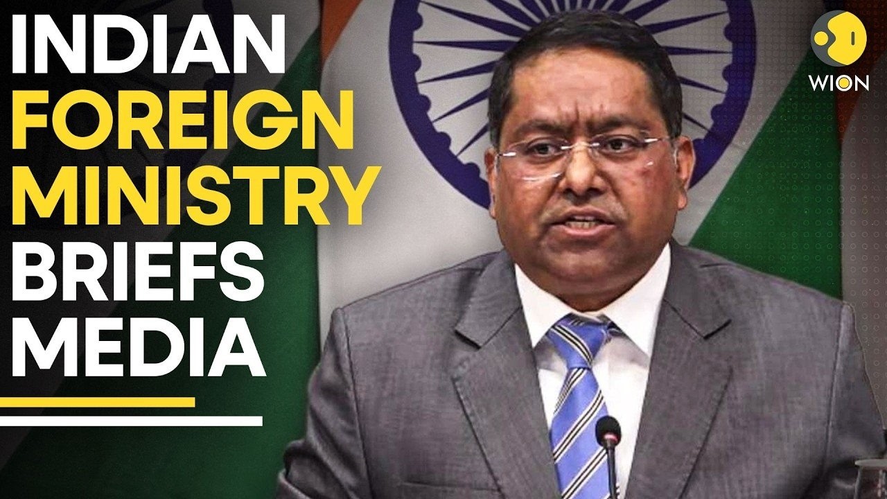 LIVE: External Affairs Ministry Press Briefing | India | BRICS Summit | Iran | Pakistan | US Tariff