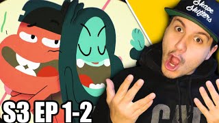 The Amazing World Of Gumball S3 Ep 1-2 (REACTION) 