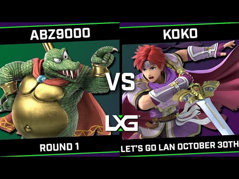 ABZ9000 (K.Rool/Duck Hunt) vs Koko (Roy) - LXG Let's Go LAN October 30th