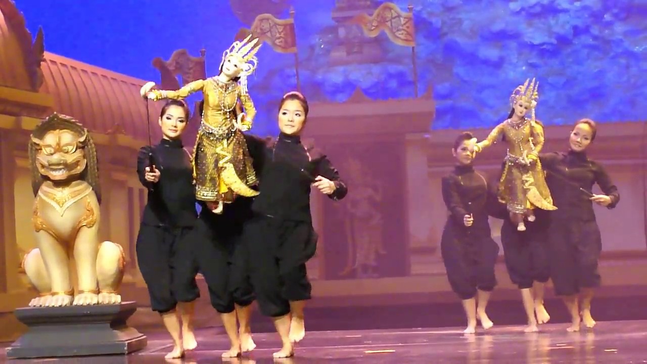 Thai puppetry show