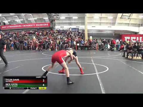 Cadet 113 Tyler Davis Sick Nasty Vs Nick Kayal Bitetto Trained