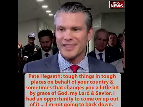 Pete Hegseth: I'm not going to back down; Sen Kevin Cramer: Pete Hegseth Not stars on shoulders