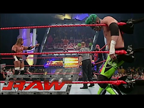 Triple H vs The Hurricane & Rosey 2-on-1 Handicap Match RAW Apr 11,2005