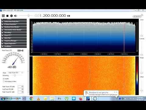 Drift scan of Sun at 12GHz timelapse 2022 05 06 22 28 31