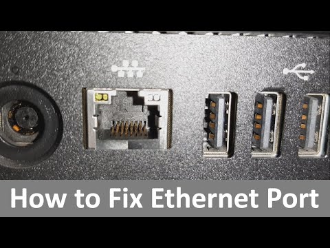 How to Repair - Fix a Damaged Ethernet Port