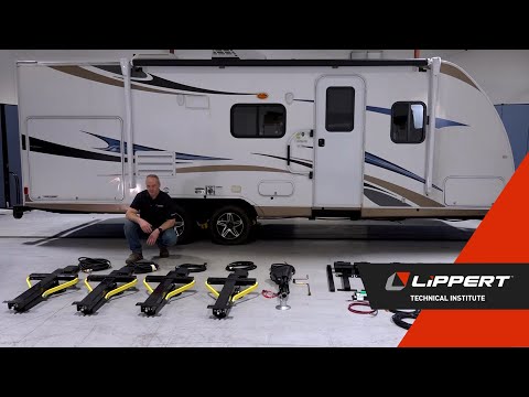 Ground Control Travel Trailer Electric Leveling System with OCTP Aftermarket Video V1