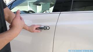 2017-2023 Cadillac XT5 How to unlock your car door and start your engine with a dead key fob battery