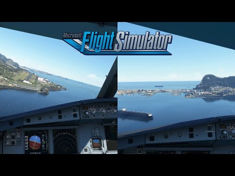 [MSFS] Landing Practice at Madeira and Gibraltar with LRM