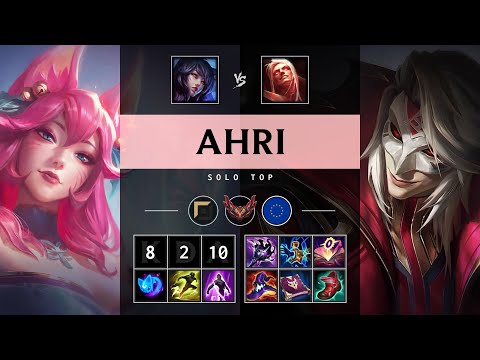 Ahri Top vs Vladimir - EUW Grandmaster Patch 25.11